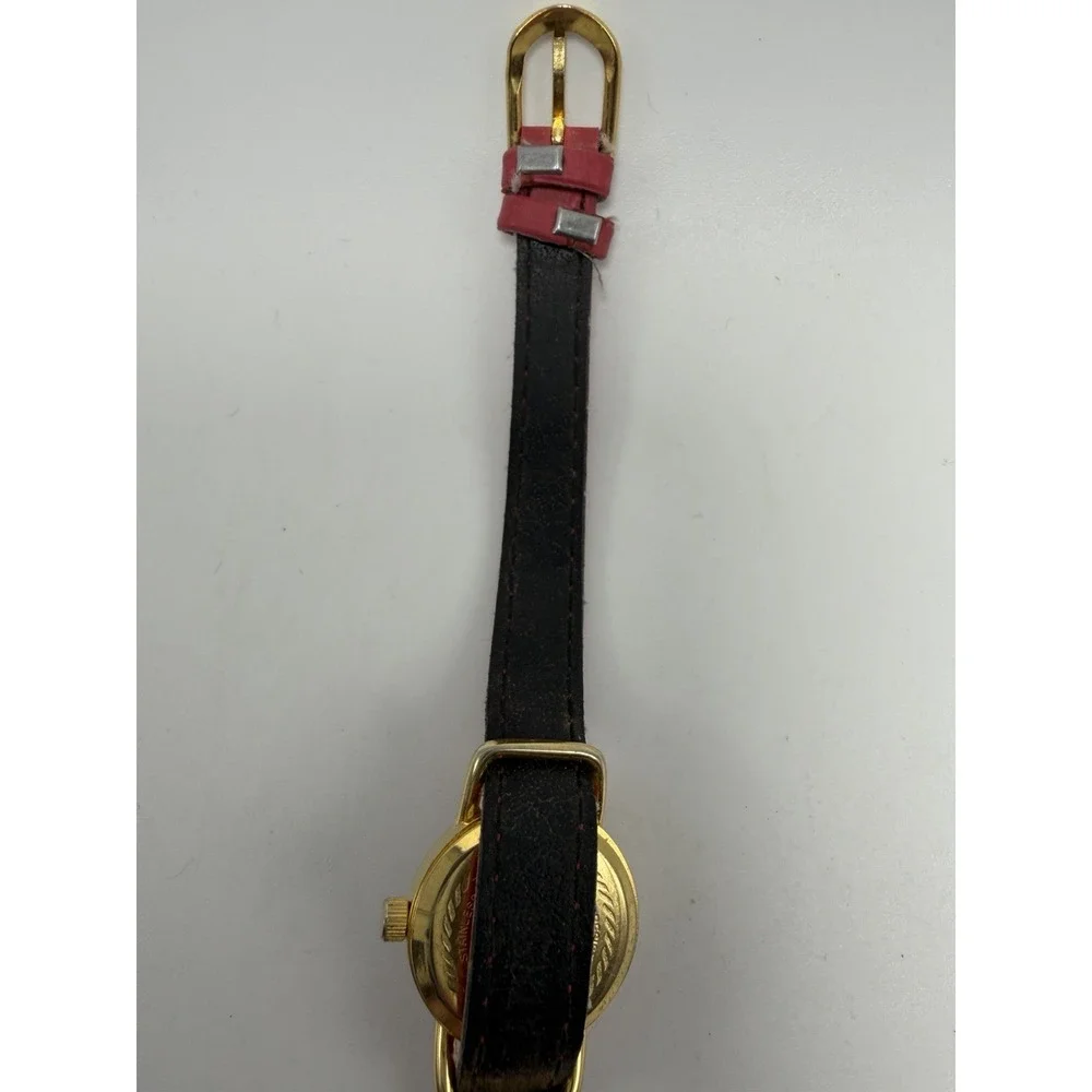Decambridge Ladies Watch 24K Gold Plated New Battery 21MM 6.25